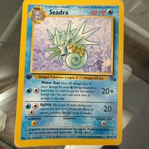 Seadra Pokémon Card